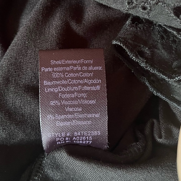 {Hale Bob} Eyelet Off The Shoulder Top in Black - Womens XS - NWT - Picture 8 of 10